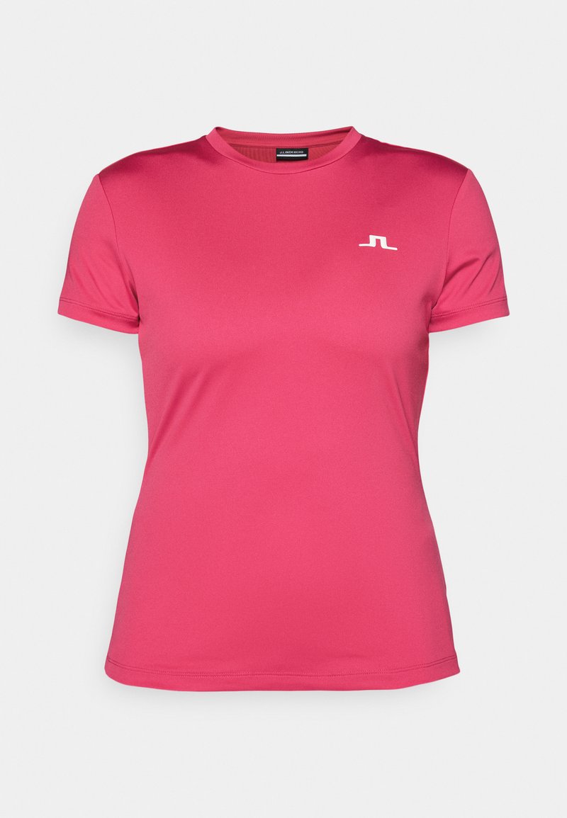J.LINDEBERG Sports T-shirt basic bordeauxrood