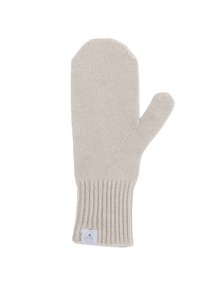 CASH-MERE Kortfingerhandsker - weiss