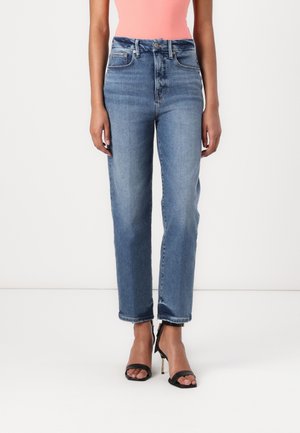 Good American GOOD BOY LIGHT COMPRESSION  - Egyenes szárú farmer - indigo
