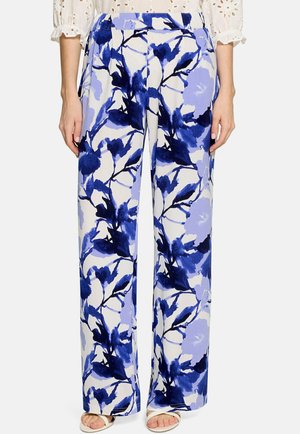 Betty Barclay, BETTY BARCLAY MIT EINGRIFFTASCHEN SCHLUPFHOSE - Pantalon classique - weiß blau