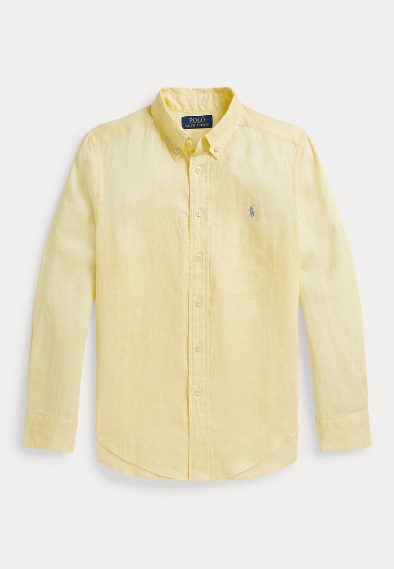Polo Ralph Lauren LINEN SHIRT 7-14Y - Shirt - bird yellow/yellow ...