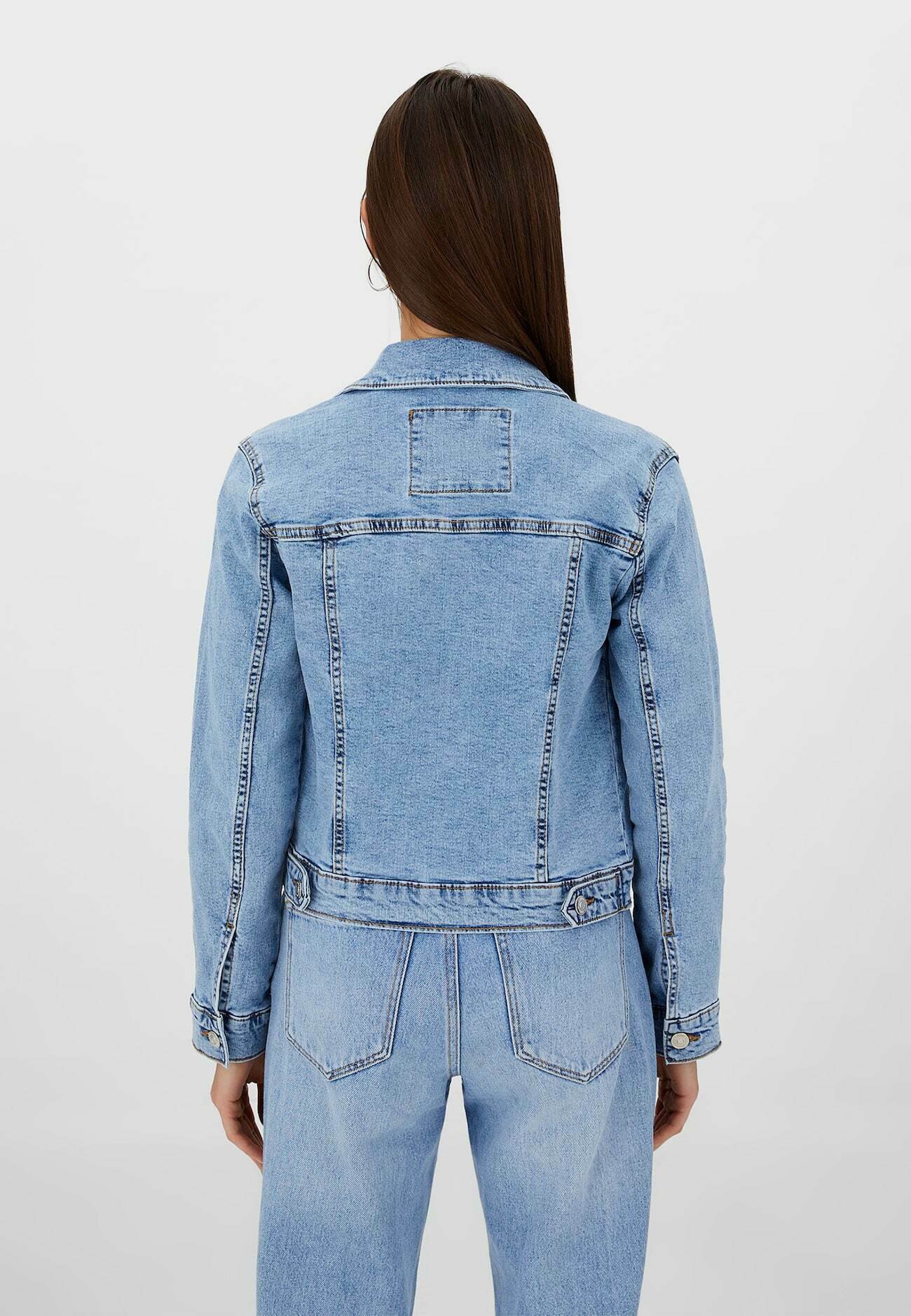 Stradivarius Giacca di jeans - light blue/celeste - Zalando
