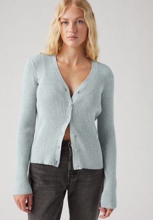 TULIP CARDIGAN - Kardigán - dusty blue