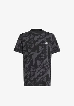 adidas Performance, ADIDAS PERFORMANCE T-SHIRT KIDS FUSSBALL - TEXTILIEN - T-SHIRTS - T-shirt con stampa - schwarz