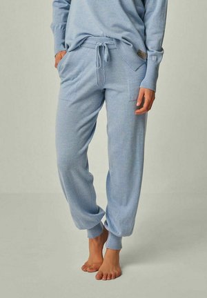 YOU LOOK PERFECT BELLA - MERINO WOOL LOUNGEWEAR - Nachtwäsche Hose - himmelblau
