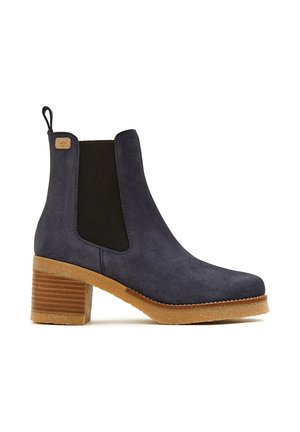 Botines con plataforma - azul marino
