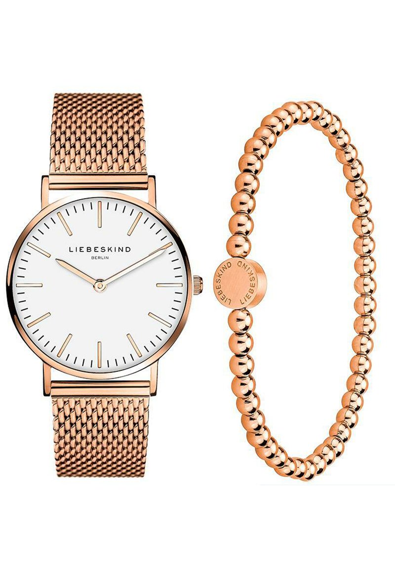 Liebeskind Berlin UHR & ARMBAND SET - Uhr - rose gold-coloured