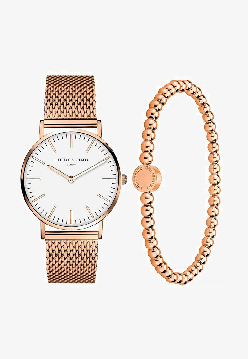 Liebeskind Berlin UHR & ARMBAND SET - Uhr - rose gold-coloured