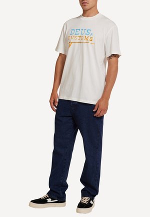 BIG WAVE TEE - Print T-shirt - vintage white