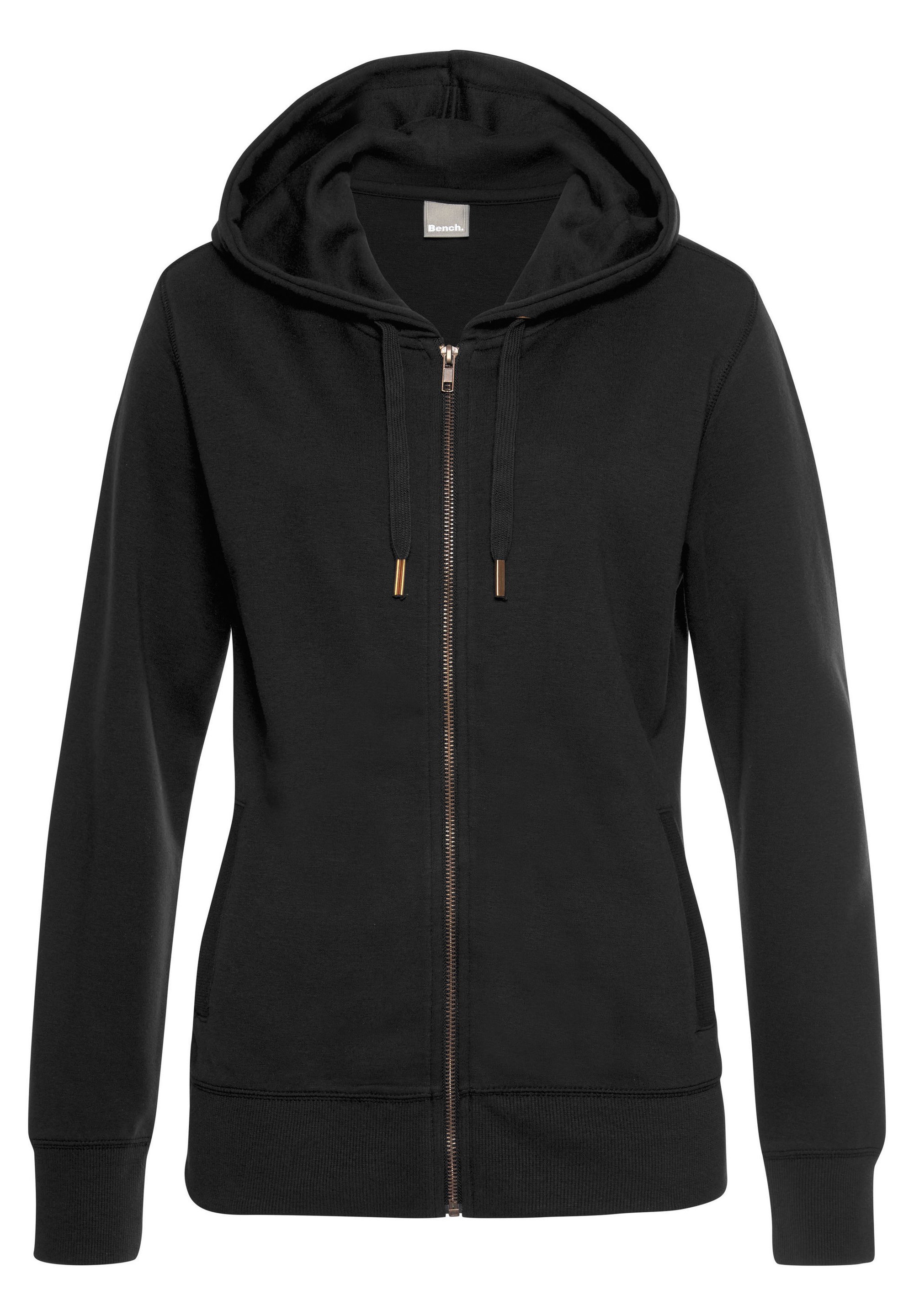 Zip Hoodie Bench Black Hoodie Bench Zip-up Sweatshirt Schwarz