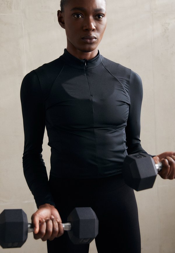 HALF ZIP LONG SLEEVE - Long sleeved top