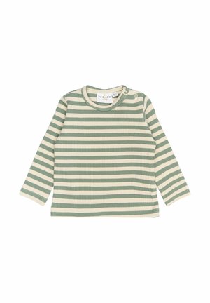 Top s dlouhým rukávem - pad striped