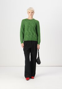 VILA VIREBA O NECK TOP - Pulover - cactus