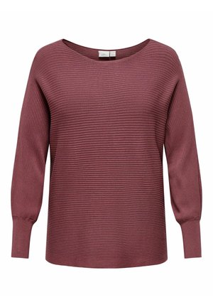 ONLY Carmakoma Knitted CARNEW Knitted - Striktrøje - rose brown