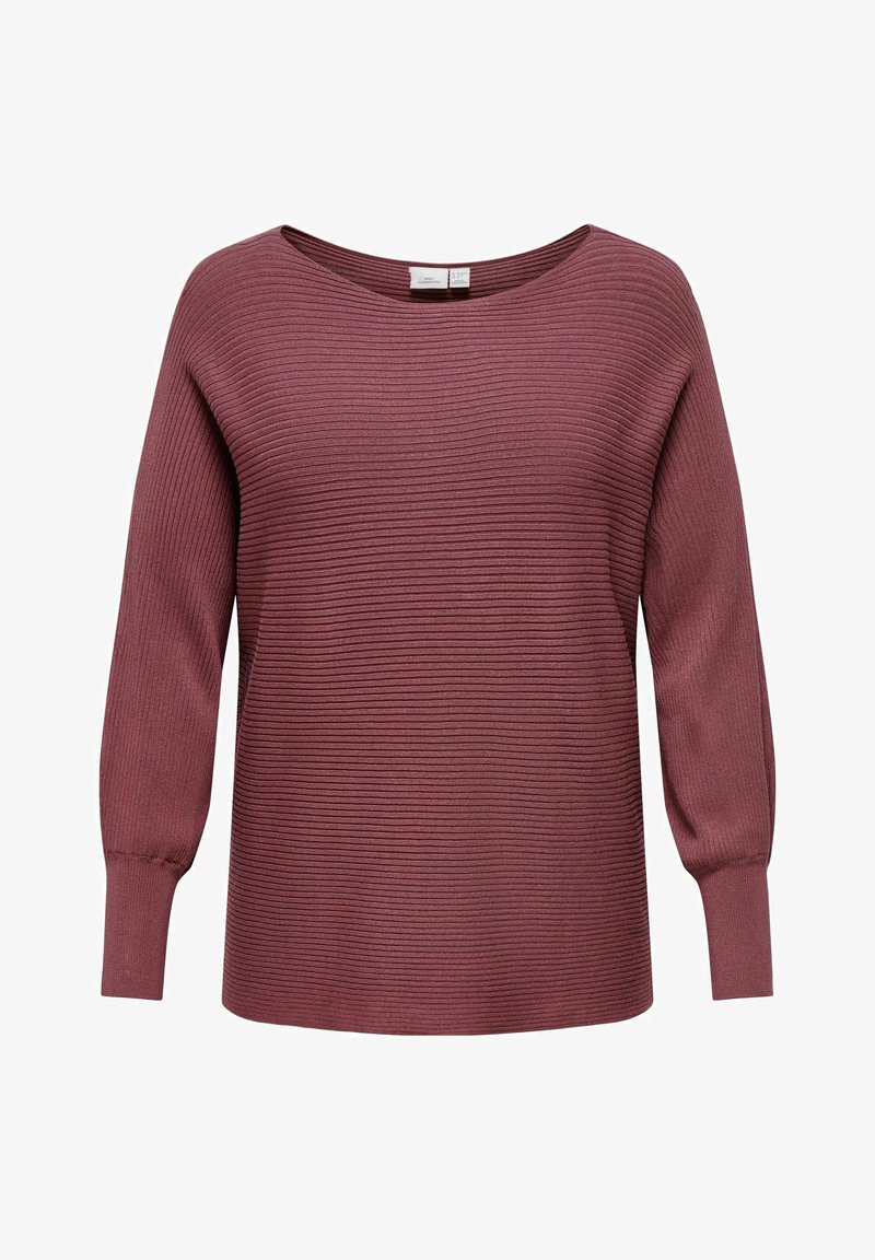 ONLY Carmakoma CARNEW ADALINE LIFE LS PULLOVER KNT NOOS - Pullover - rose brown