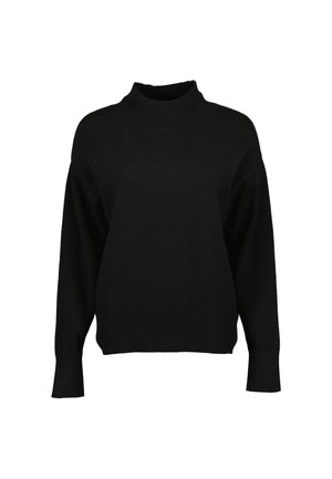 Blue Seven, BLUE SEVEN ROLLKRAGENPULLOVER   - Pullover - schwarz