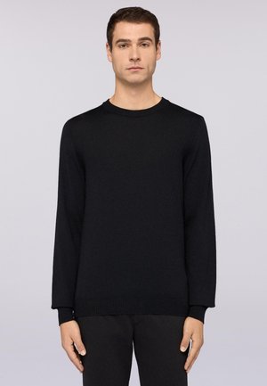 GIROCOLLO - Strickpullover - black milano