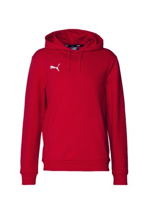 Puma, TEAMGOAL CASUALS HOODY - Суитшърт с качулка - puma red-puma white