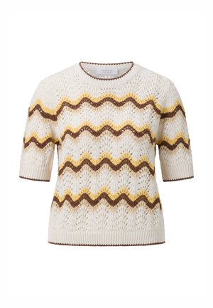 Rich & Royal, RICH & ROYAL T-SHIRT - Tričko s potlačou - coconut bark