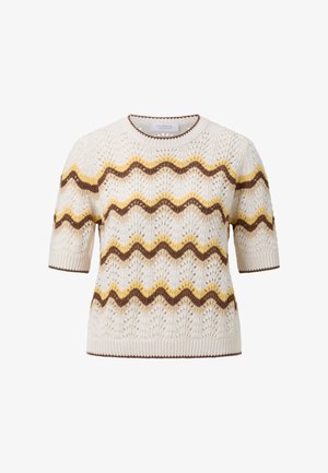 Rich & Royal, RICH & ROYAL T-SHIRT - Tričko s potlačou - coconut bark