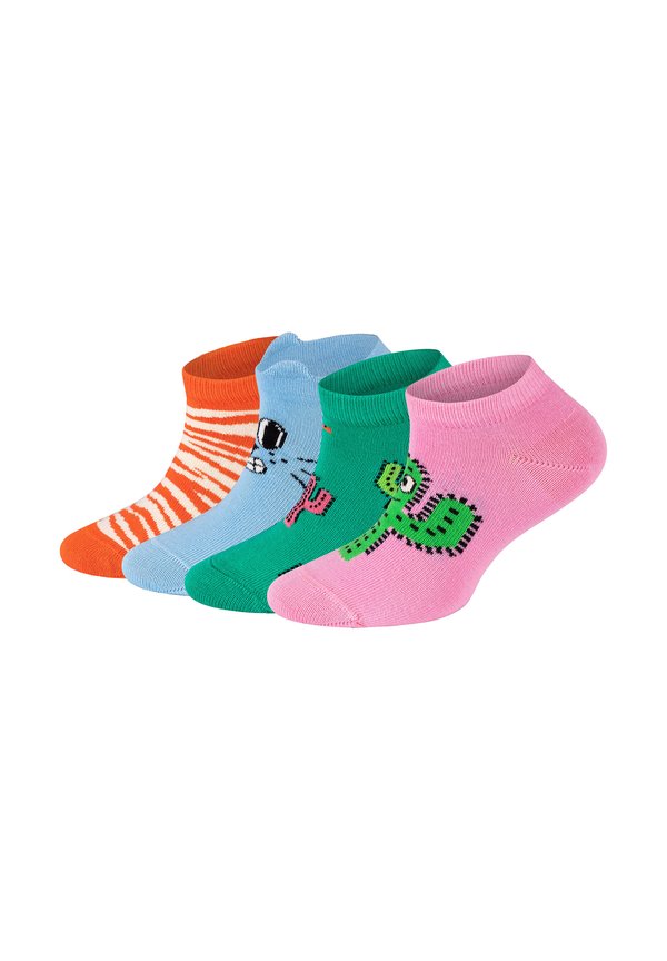 4-PACK LOW CAT-CACTUS - Socken