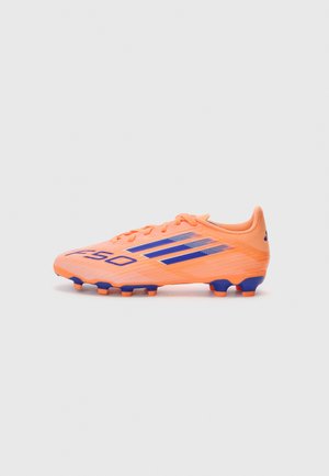 adidas Performance F50 LEAGUE UNISEX - Voetbalschoenen voor harde ondergrond - beam orange/lucid blue/white