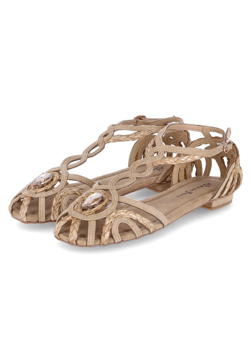 Damen Sneaker | Alma en Pena Riemensandalette beige - KC26630 Damen Sneaker | Alma en Pena Riemensandalette beige - KC26630