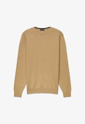 Calliope, MAGLIA TINTA UNITA - Pullover - tabacco melange