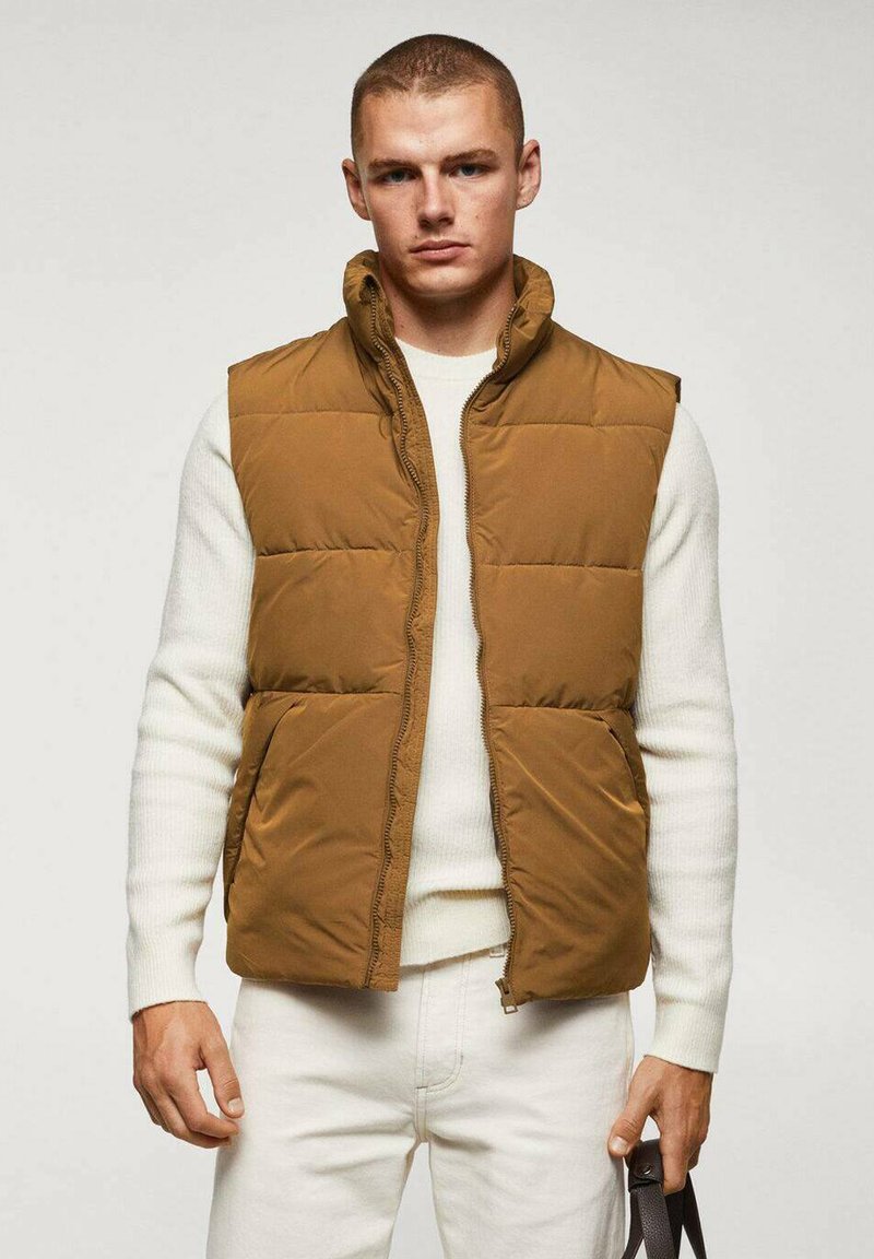 Verwunderlich Camel Weste Herren Bild