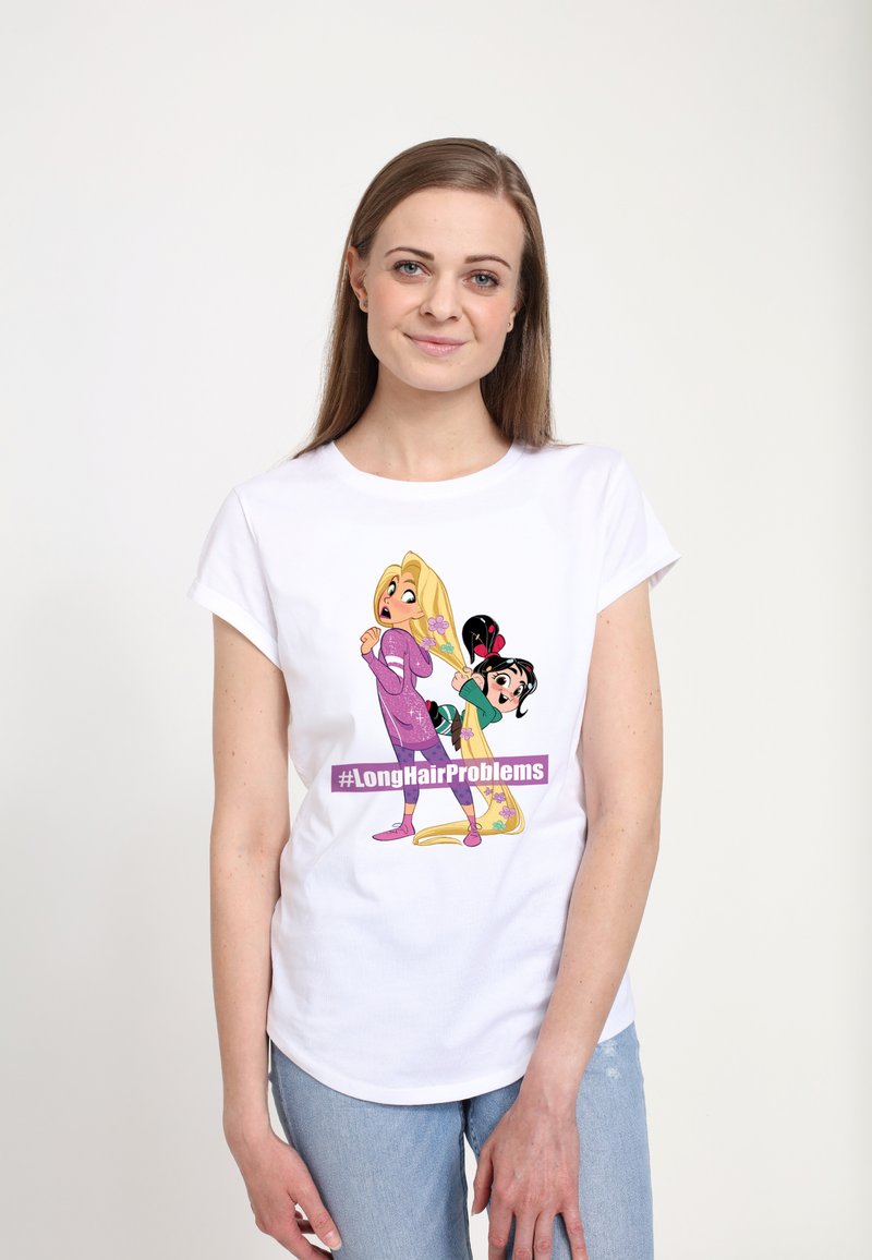 Henry Tiger WRECK-IT RALPH 2 LONG HAIR RAPUNZEL VANELLOPE - T-shirt z nadrukiem