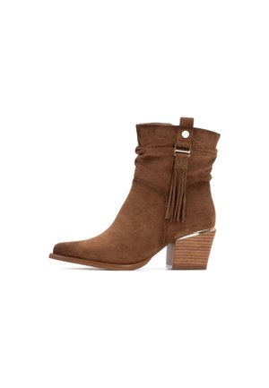 Botines camperos - camel