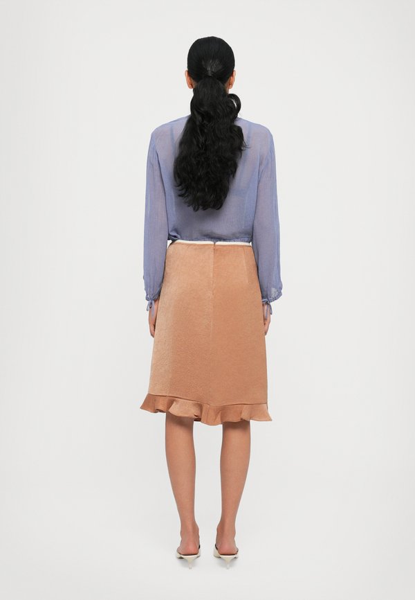 SESSE - A-line skirt - cinnamon swirl3