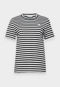 BADGE REGULAR TEE - Βασικό μπλουζάκι - black/bright white