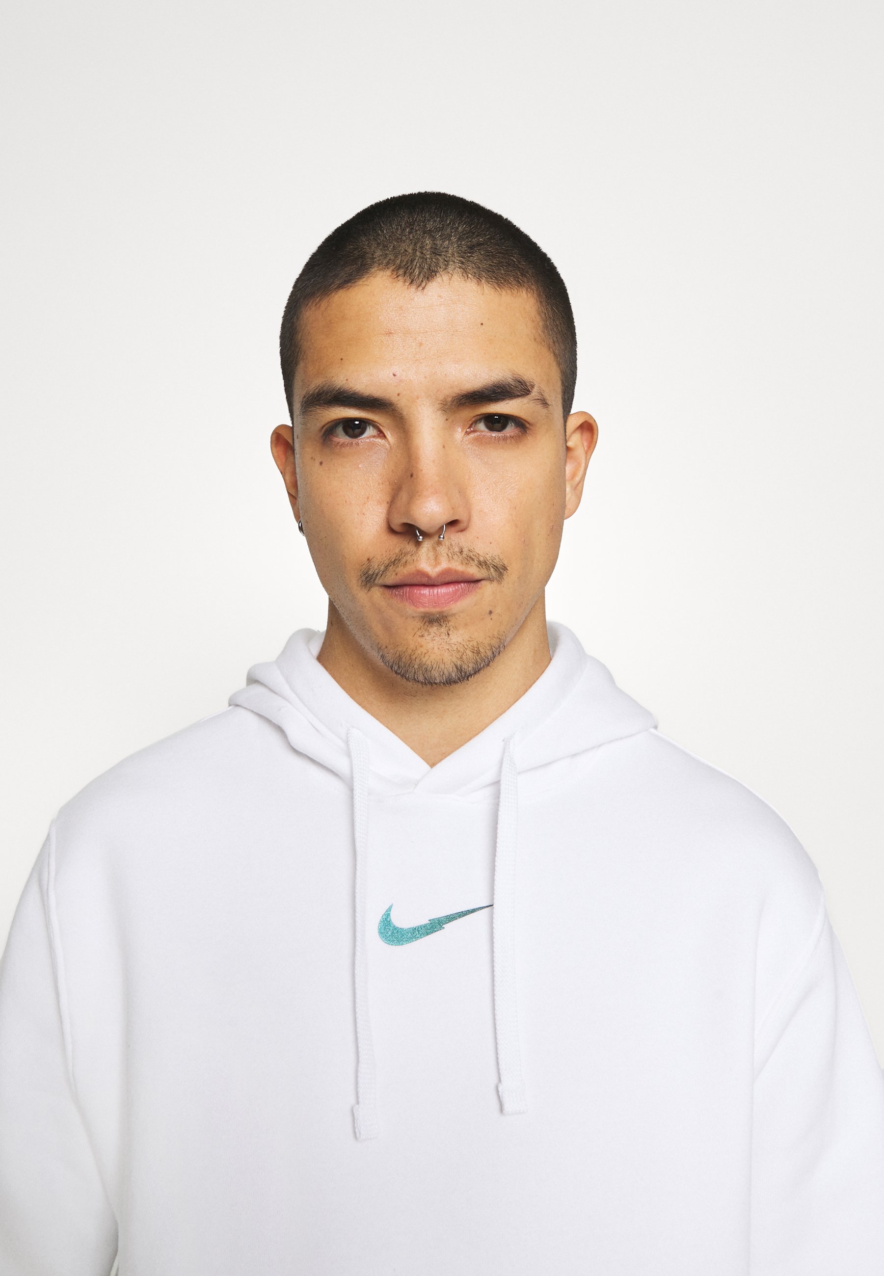 Nike Sportswear ZIGZAG HOODIE - Sudadera - white/blanco - Zalando.es