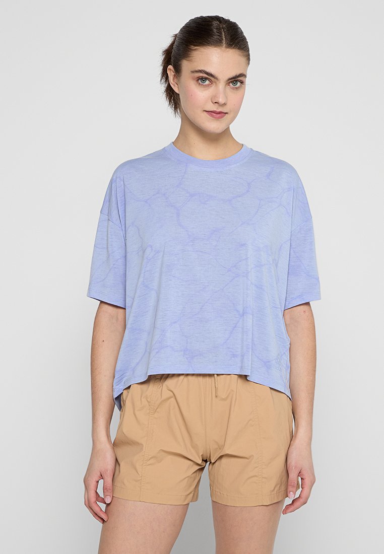 Odlo T-shirt print blauw