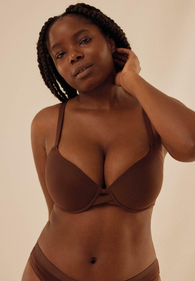 Ysabel Mora CON ARO RELLENO - Sujetador push-up - coffee