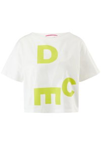 QS CROPPED  - T-Shirt print - ecru