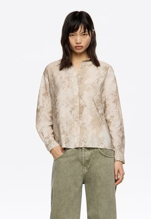 BOXY - Button-down blouse - snake topo