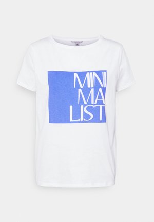 KURZARM - Print T-shirt - white