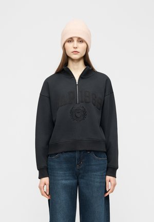 LOGO JAN HALF ZIP - Sweatshirt - moonless night