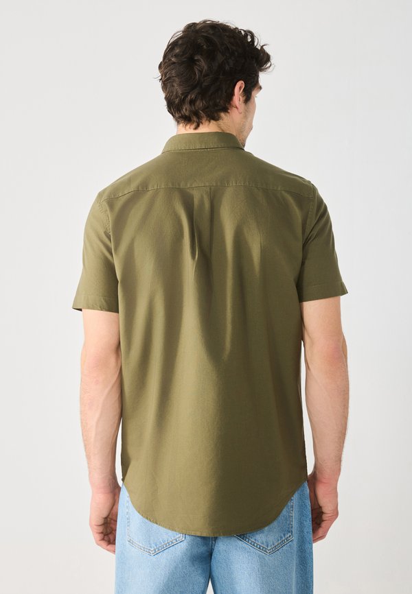 SHORT SLEEVE OXFORD - Shirt - olive night2