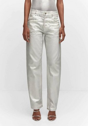 Jeans Straight Leg - silver-coloured