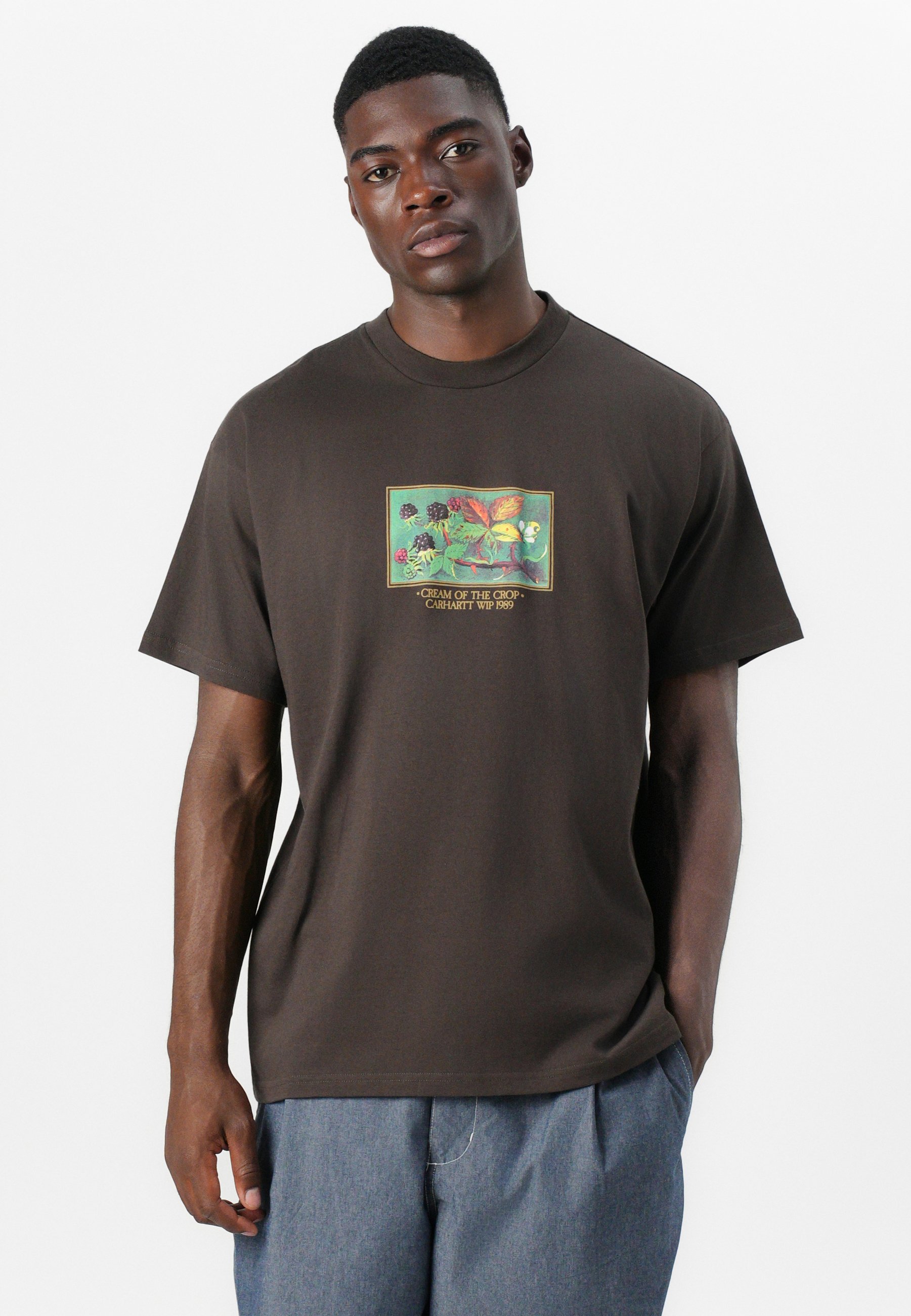 Carhartt WIP CREAM OF THE CROP - Print T-shirt - vitola