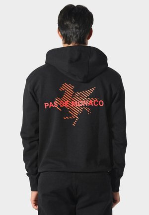 LA PEGAUS CHEVRON - Jersey con capucha - black