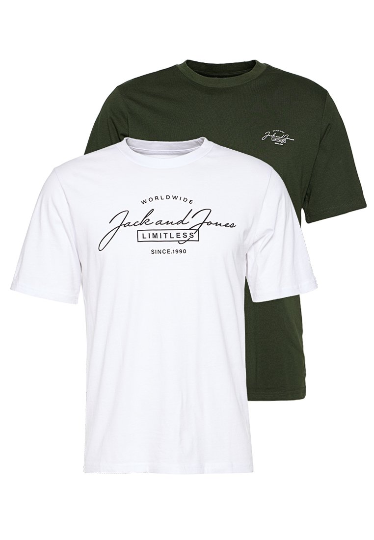 jack & jones T-shirt print groen
