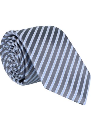 WILLEN STRIPE   - Krawatte - mittelgrau