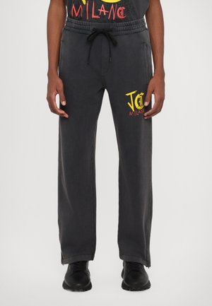 Just Cavalli ACID LEOPARD - Pantaloni sportivi - black
