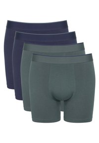 Sloggi LONG 4ER PACK EVER AIRY - Trunks - blau   grau