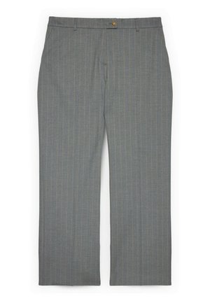 Fiorella Rubino, PANTALONI WIDE LEG GESSATI - Pantalones - grigio