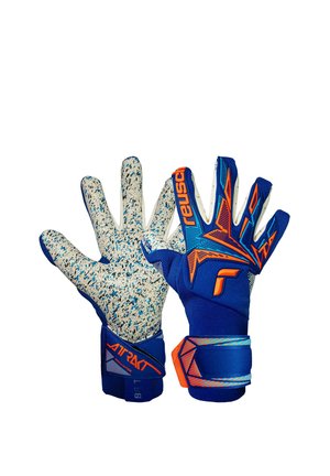 ATTRAKT FREEGEL FUSION GOALIATOR - Guantes de portero - sharp blu/shock orang